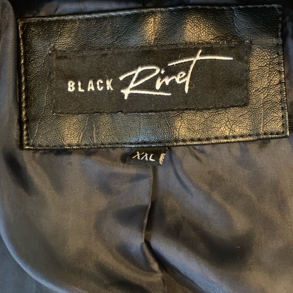 NWT Men’s XXL Vegan Leather Moto Jacket - Picture 3 of 8